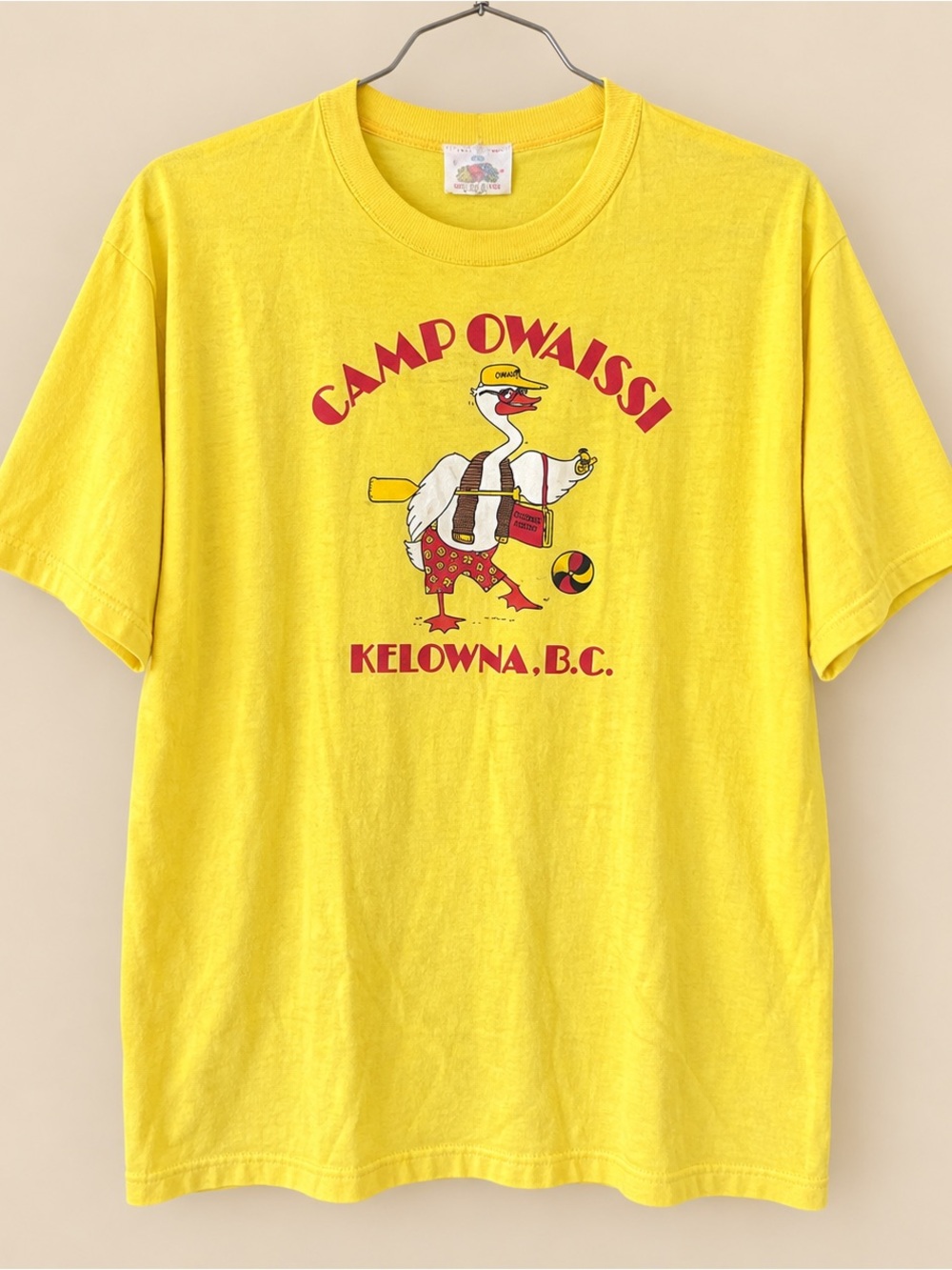 80s Vintage Tourist Tee Single Stitch Kelowna L